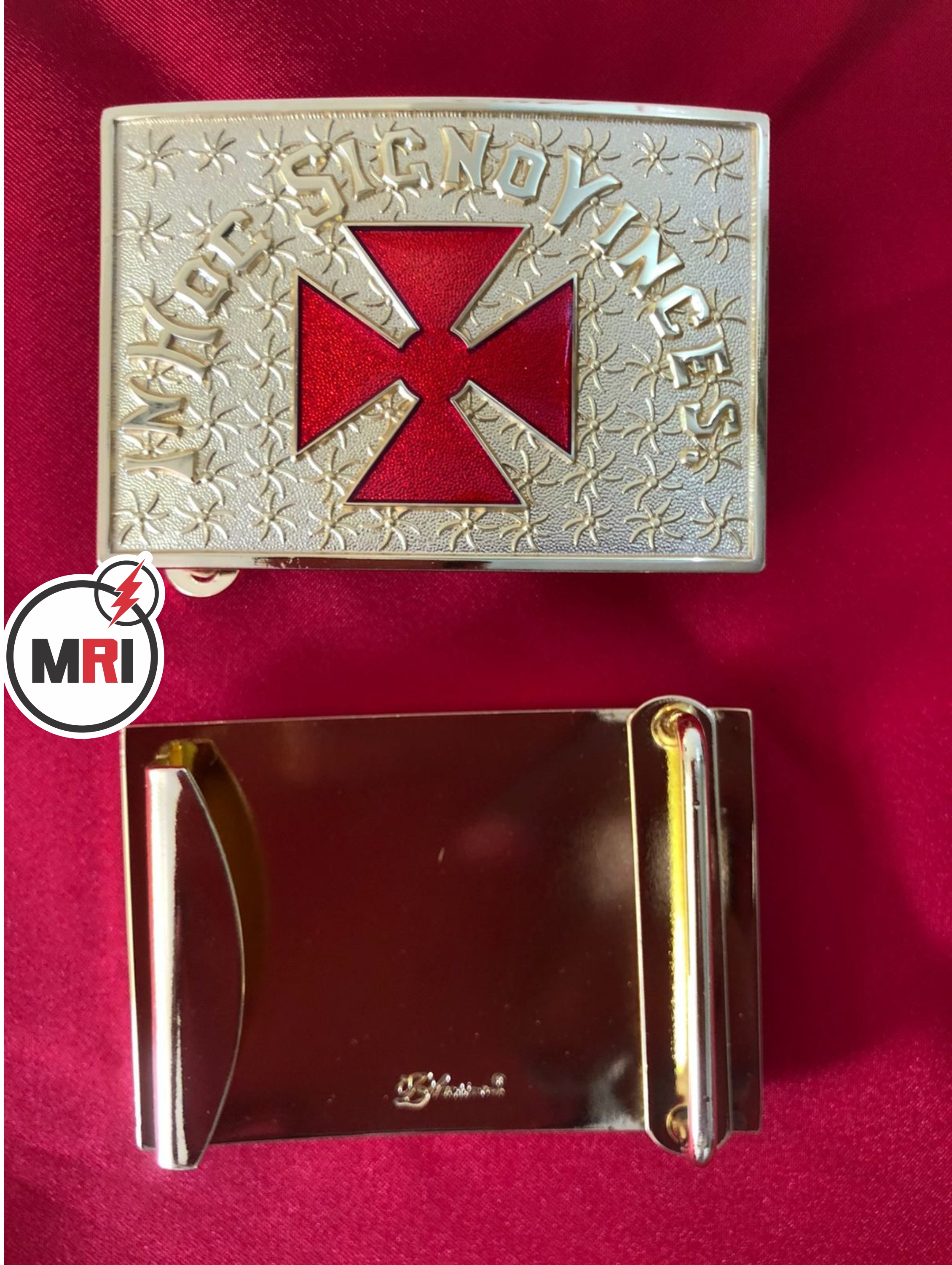 Knight Templar Belt Buckle | KT Custom Belt Buckle