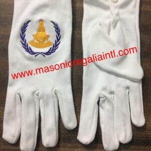 Masonic Cotton Gloves