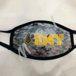 MASONIC REGALIA MASTER MASON ARMY FACE MASK