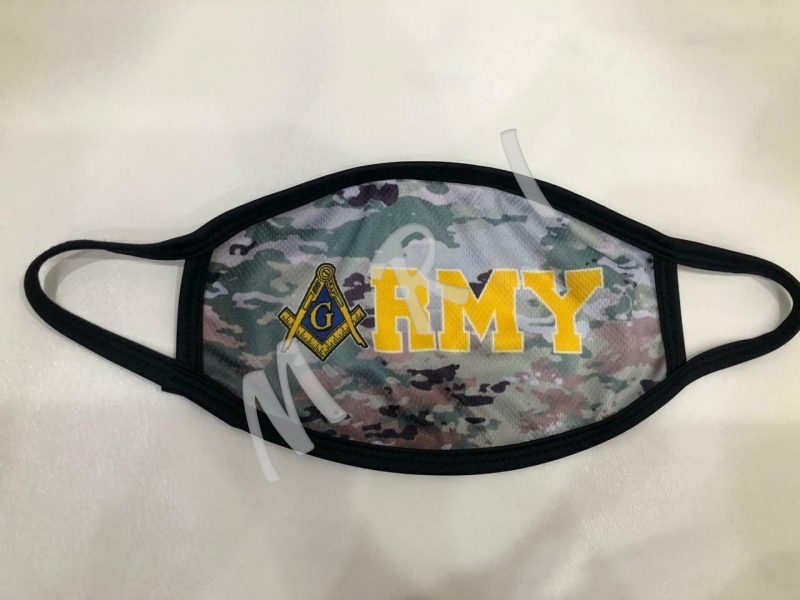 MASONIC REGALIA MASTER MASON ARMY FACE MASK