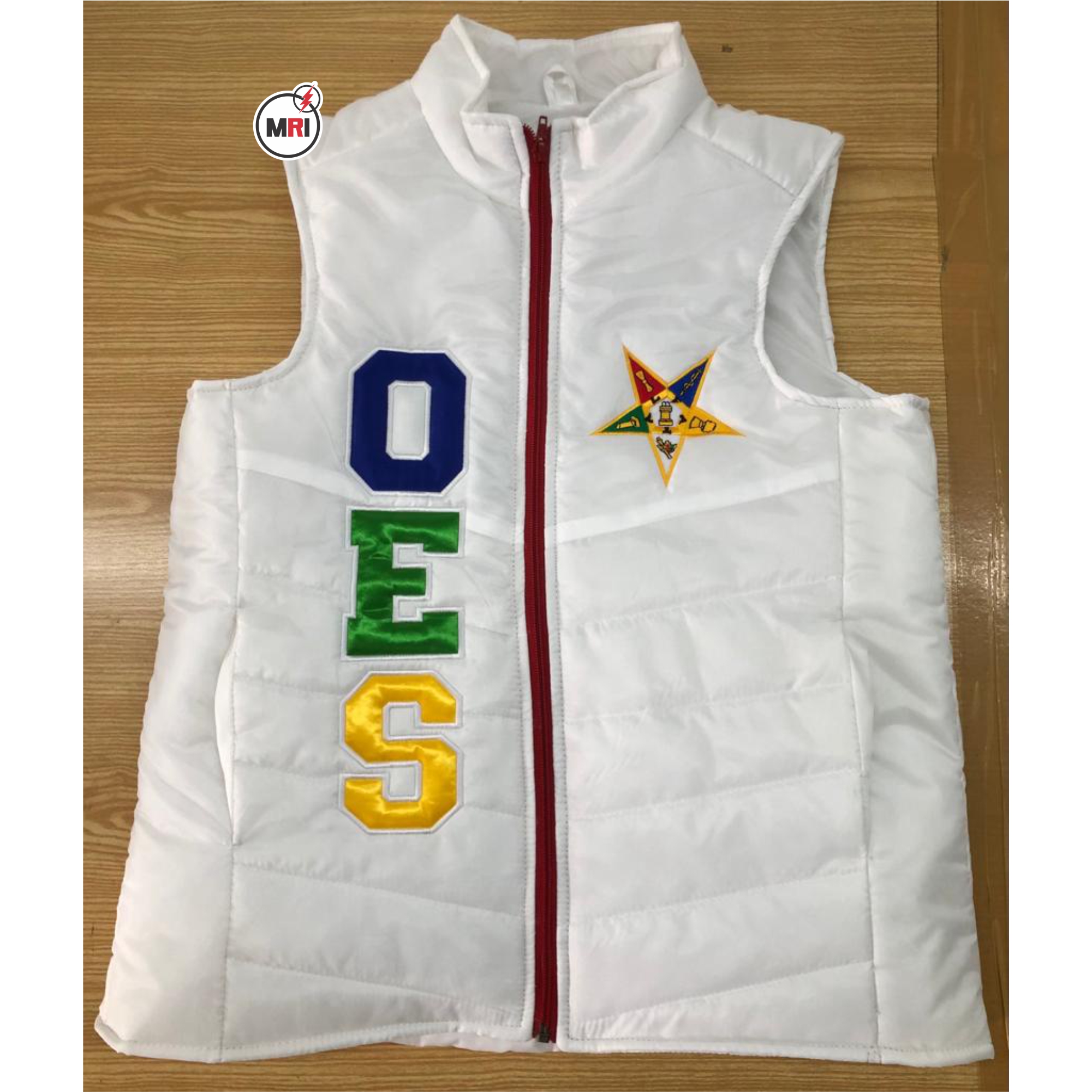 Order of the Eastern Star White Vest