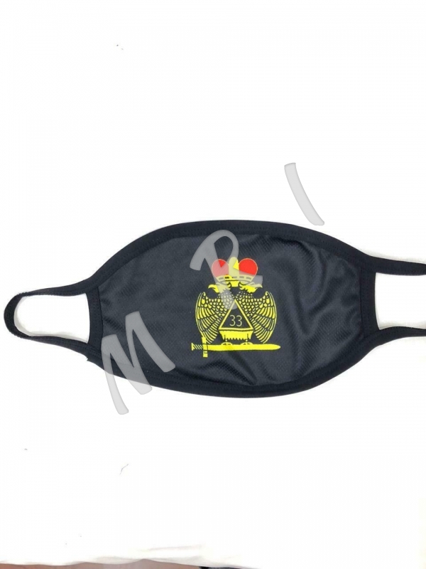 MASONIC 33RD DEGREE WINGS DOWN FACE MASK