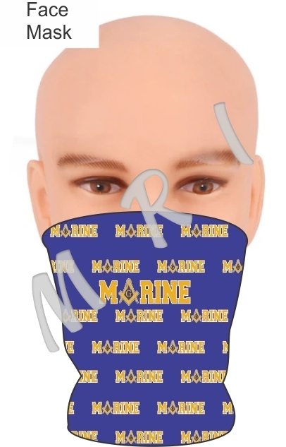 Masonic Marine Gaiter Mask