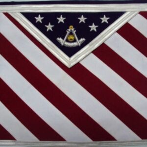 U.S. American Flag Freemason Past Master Aprons