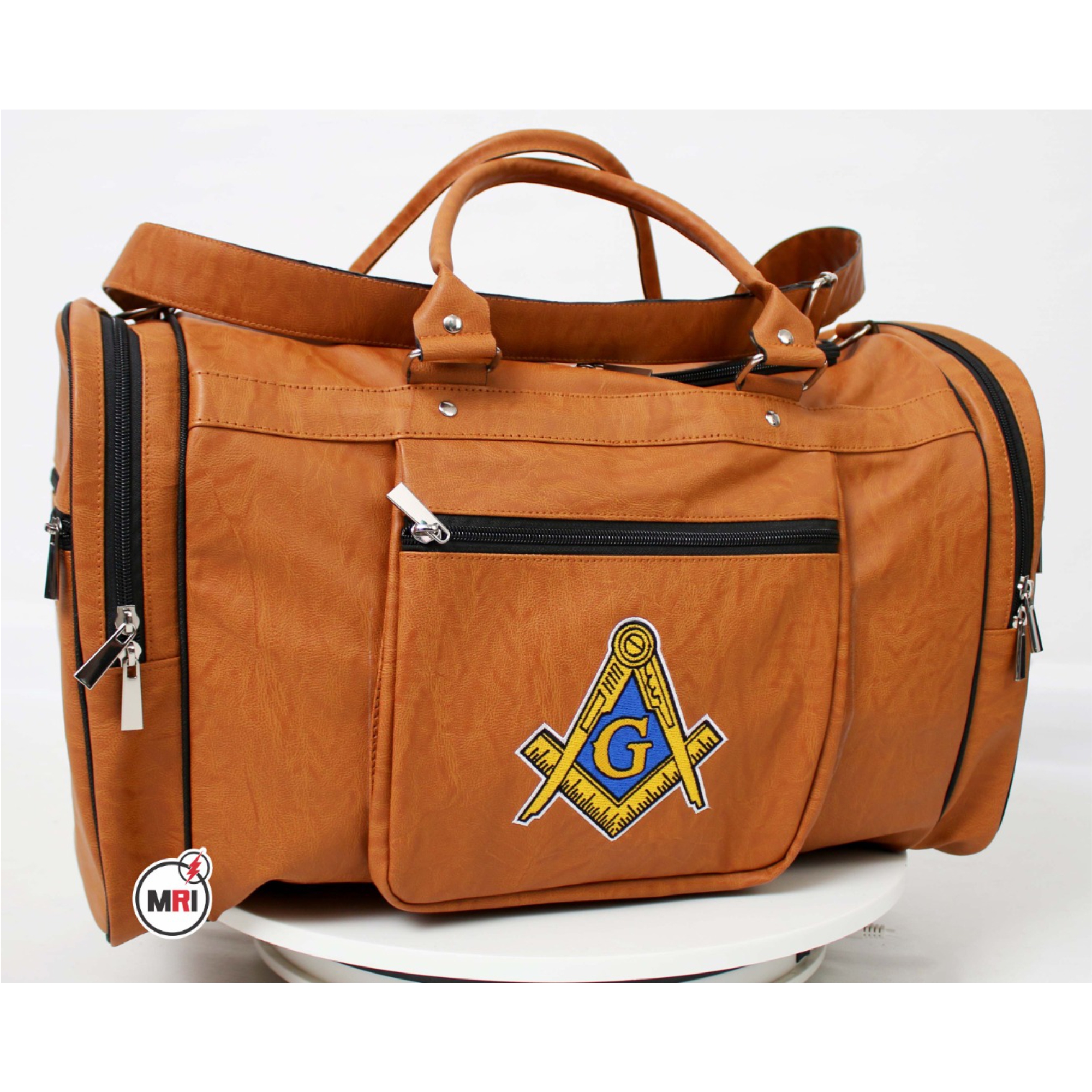 MASONIC DUFFLE BAG MADE OF PU LEATHER