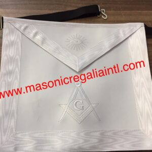 All White Master Mason Aprons