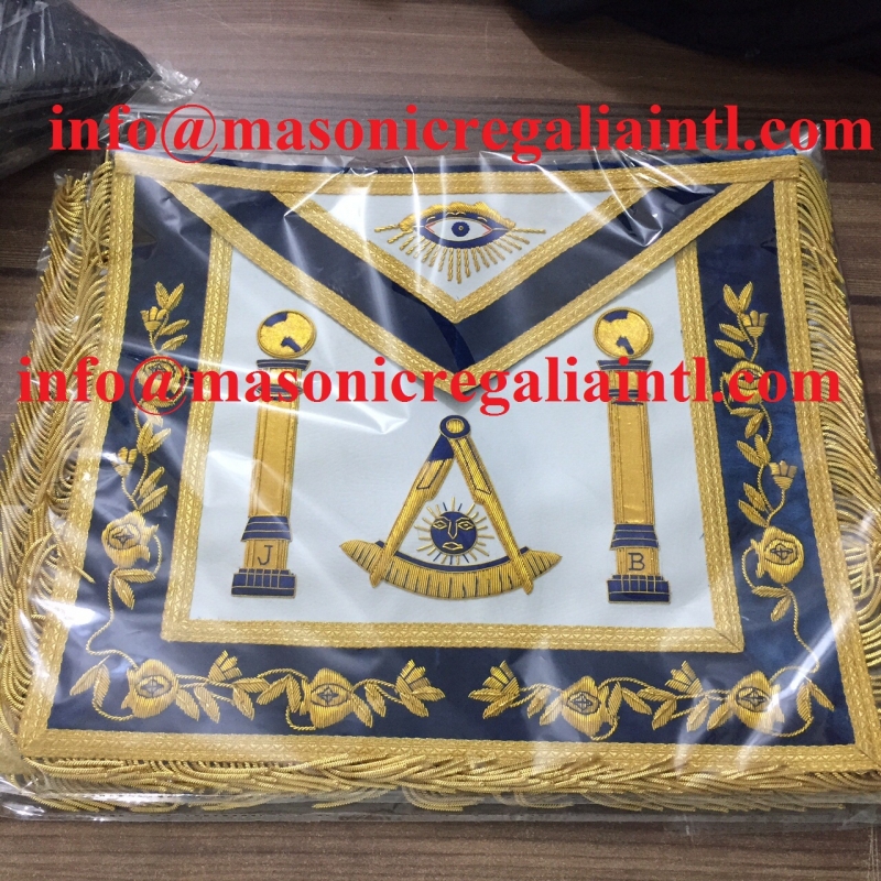 Blue And Gold Past Master Aprons