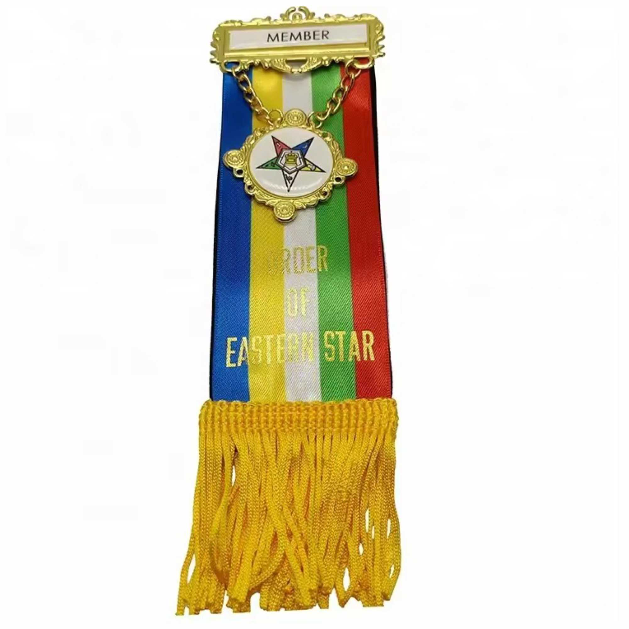 Eastern Star Badge with Ribbon