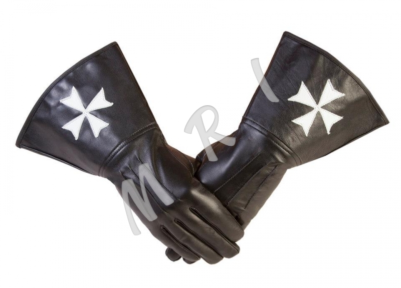 Knight Templar Leather Gloves