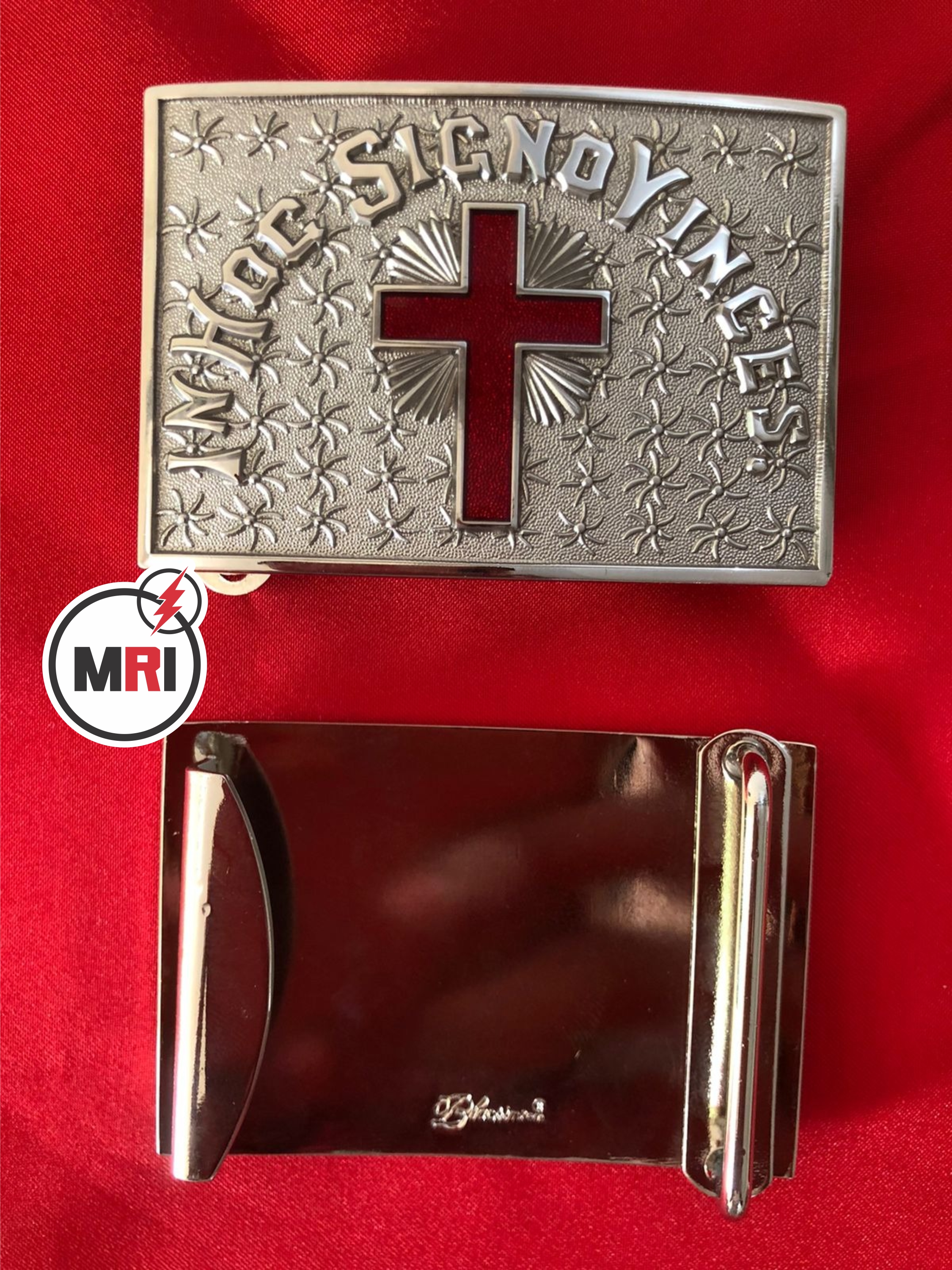 Knight Templar Belt Buckle | KT Custom Belt Buckle