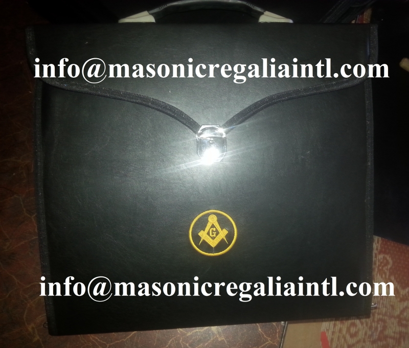 Masonic Apron Case with Square & Compass emblem