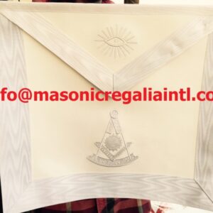 All White Past Master Aprons