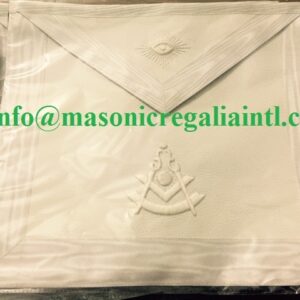 All White Past Master Aprons