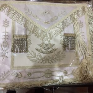 White Hand Embroidery Past Master Aprons