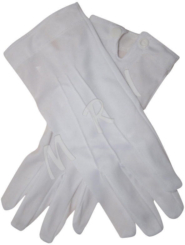 Masonic Plain Cotton Gloves