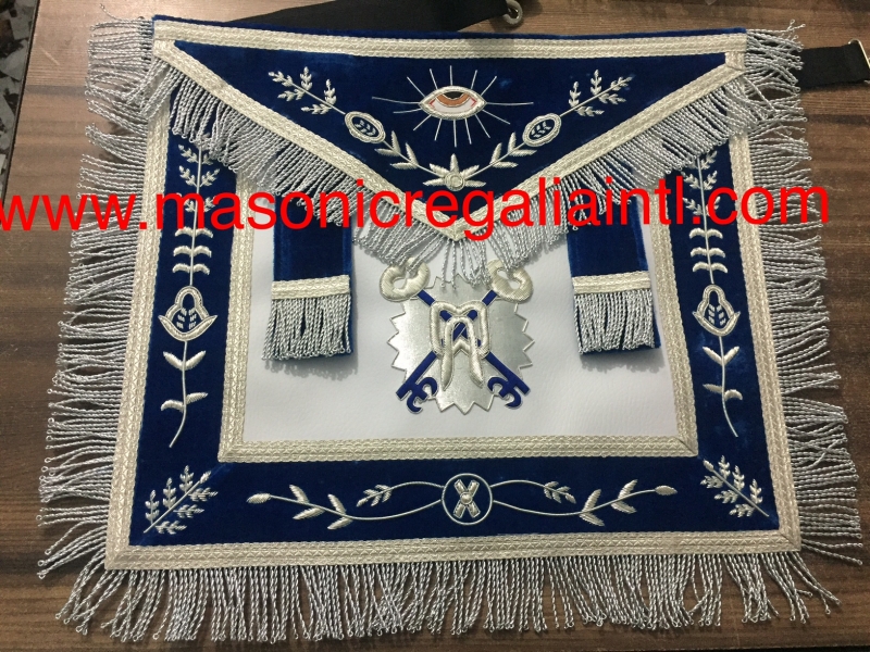 Custom Blue Lodge Officer Aprons