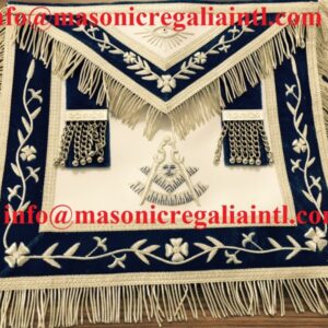 Blue & Silver Past Master Aprons