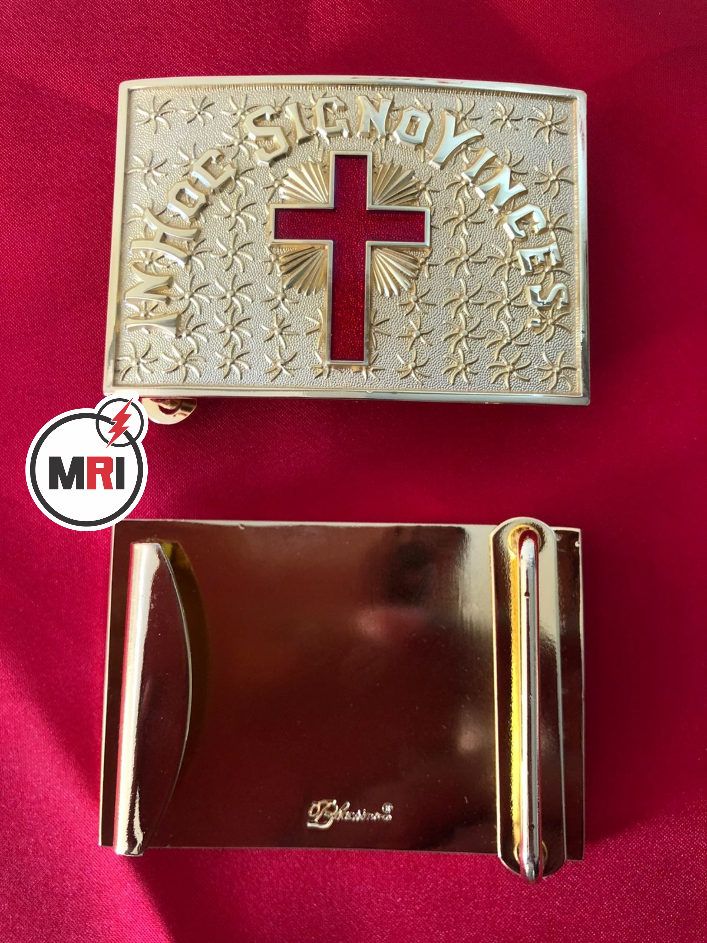 Knight Templar Belt Buckle | KT Custom Belt Buckle