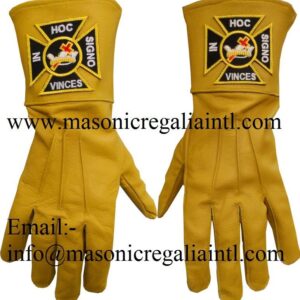 Knight Templar Leather Gloves