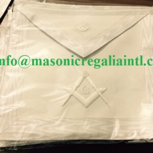 All White Master Mason Aprons