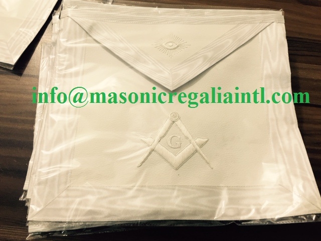 All White Master Mason Aprons