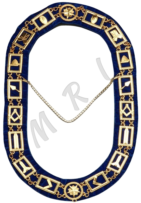 Blue Lodge Chain Collar Gold