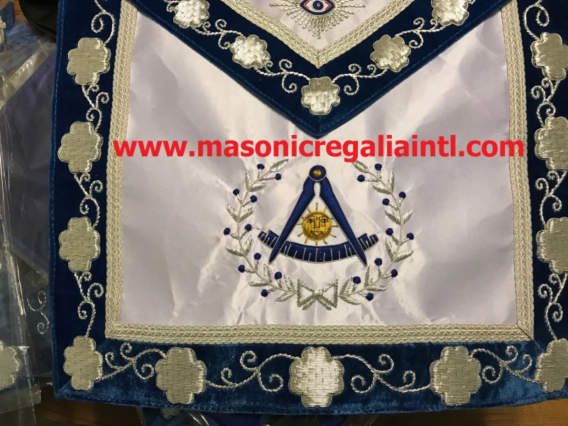 Hand Embroidery Past Master Aprons