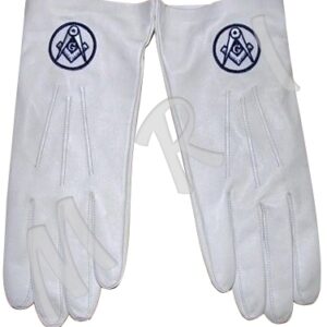 Leather Masonic Gloves