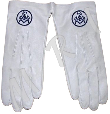 Leather Masonic Gloves