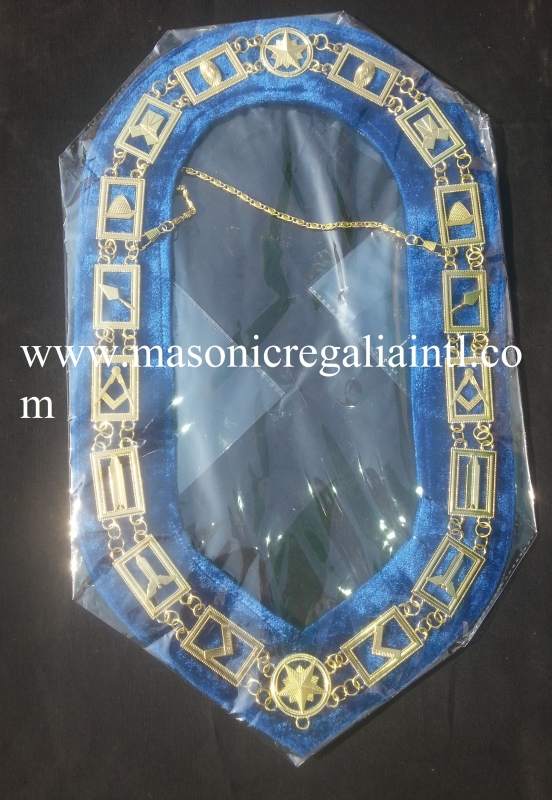 Blue Lodge Chain Collar Gold