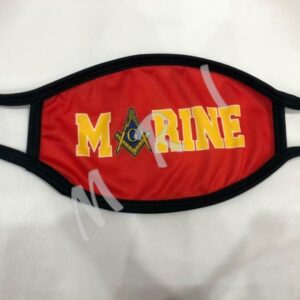 MASONIC REGALIA MARINE FACE MASK