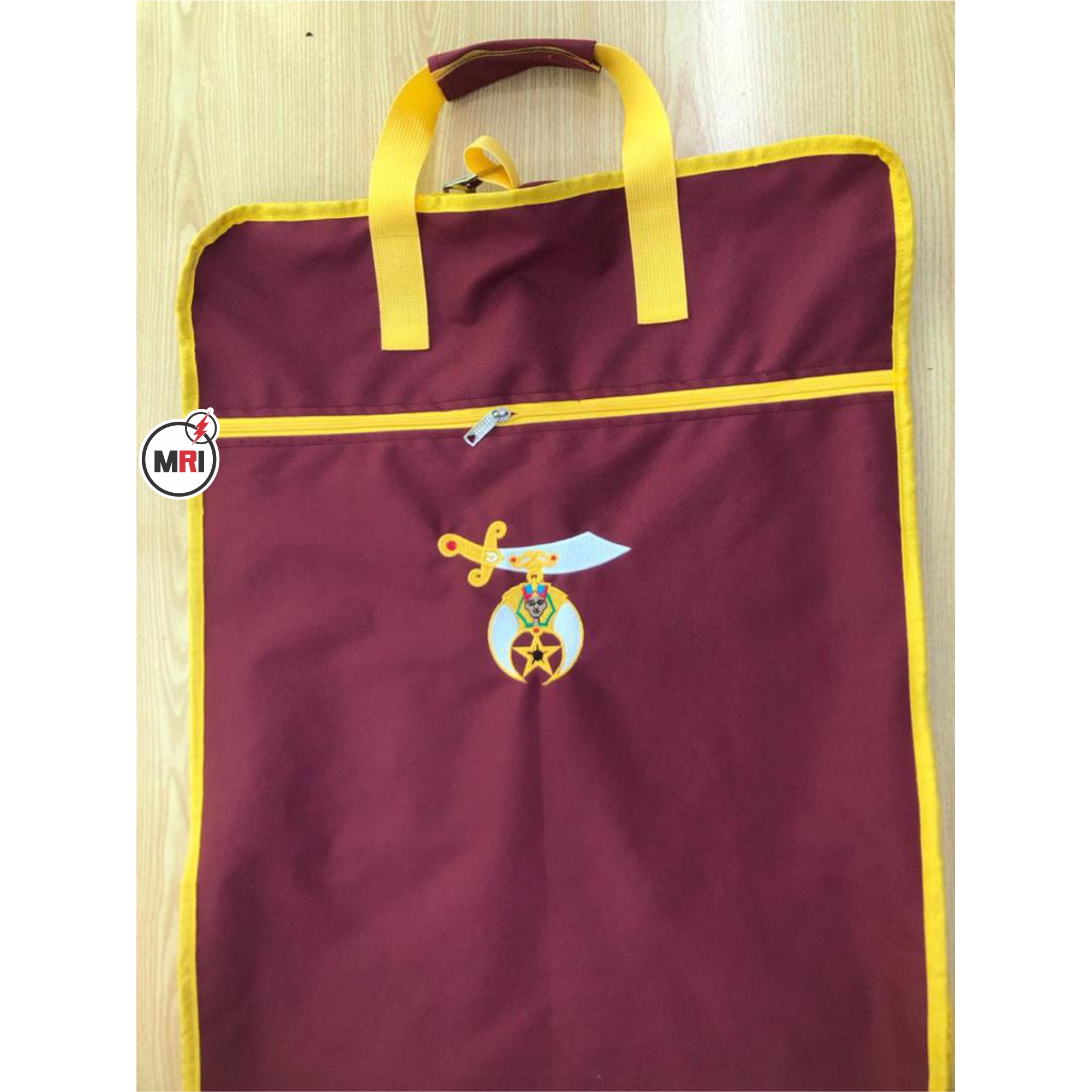 Shriner Maroon Garment Bag